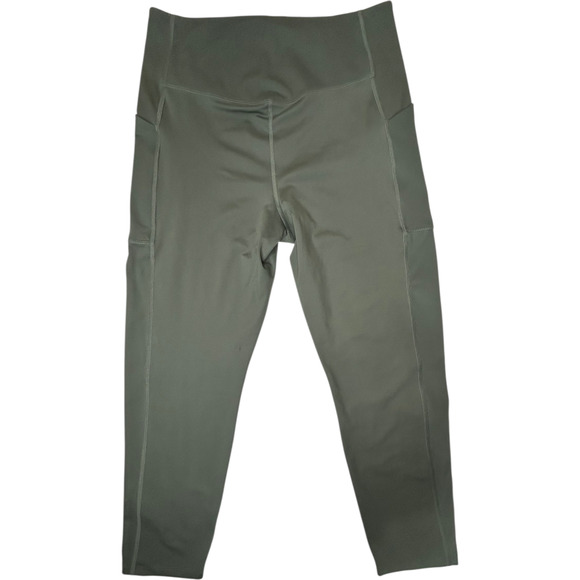Girlfriend Collective Compressive Drawstring Pocket Legging Green‎ XL - Picture 1 of 10